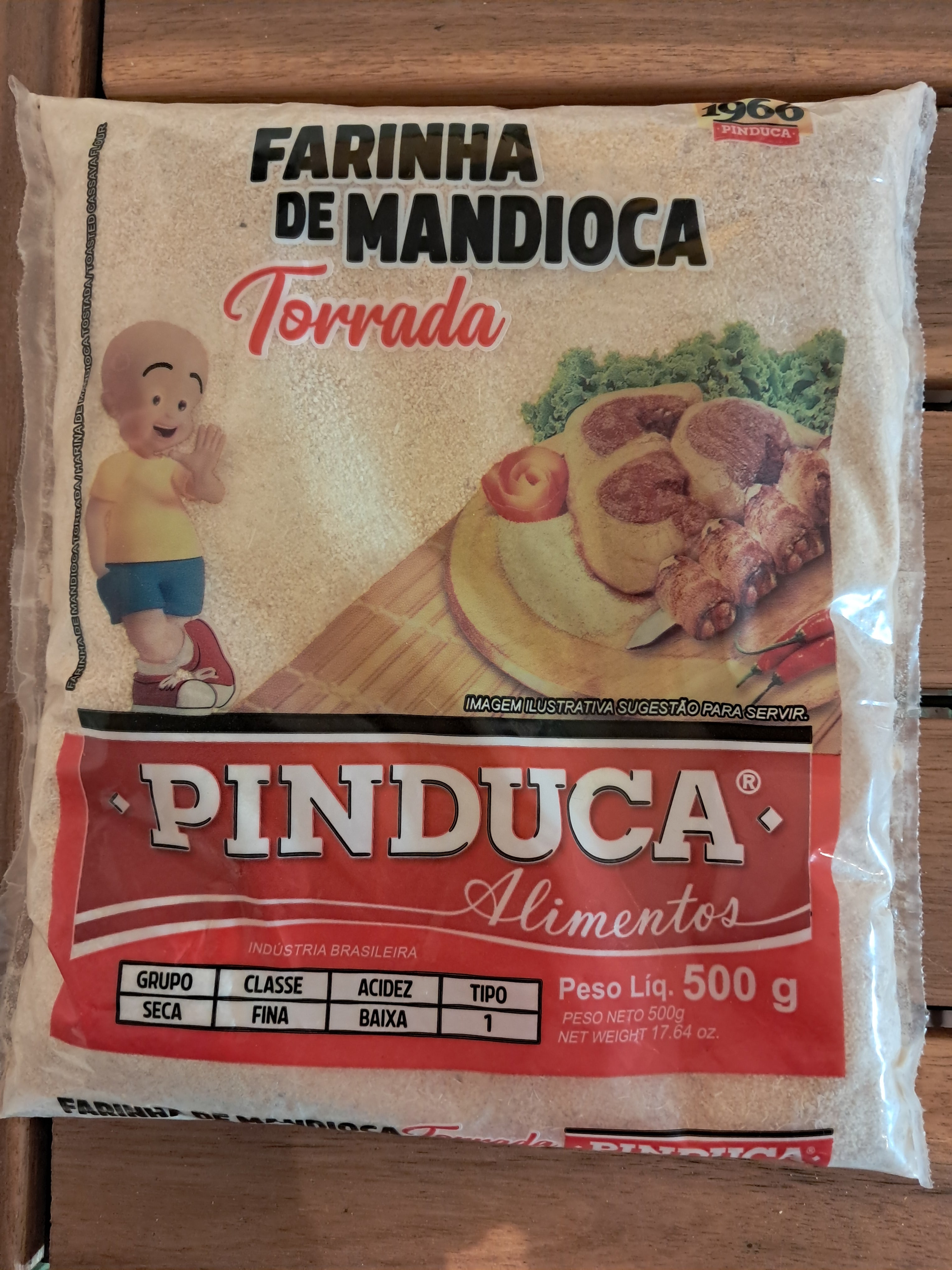 Farina di Manioca Tostata (Farinha de Mandioca Torrada) - PINDUCA - 500g