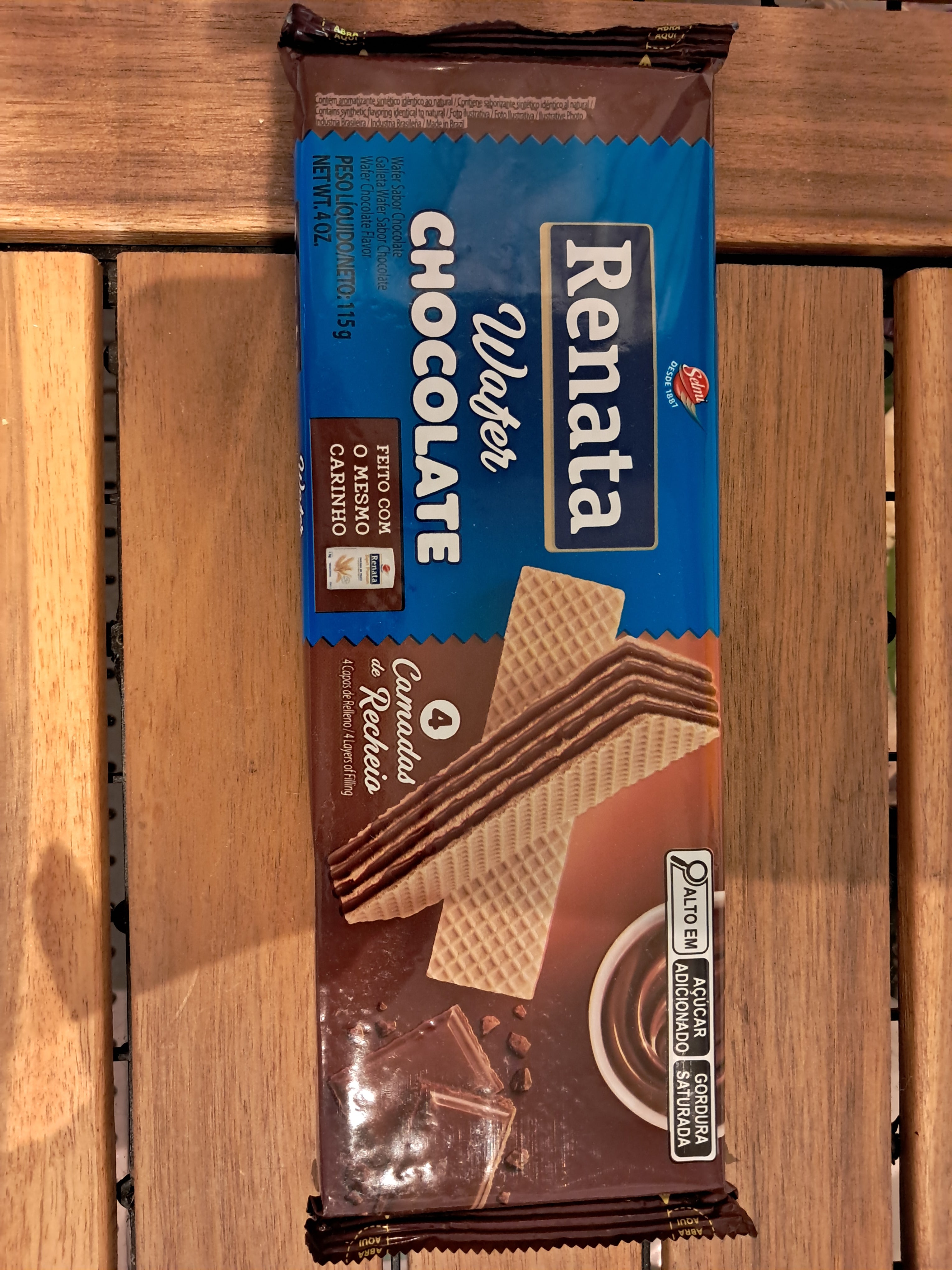 Gaufrette Saveur Chocolat (Gaufrette au Chocolat) - RENATA - 115g