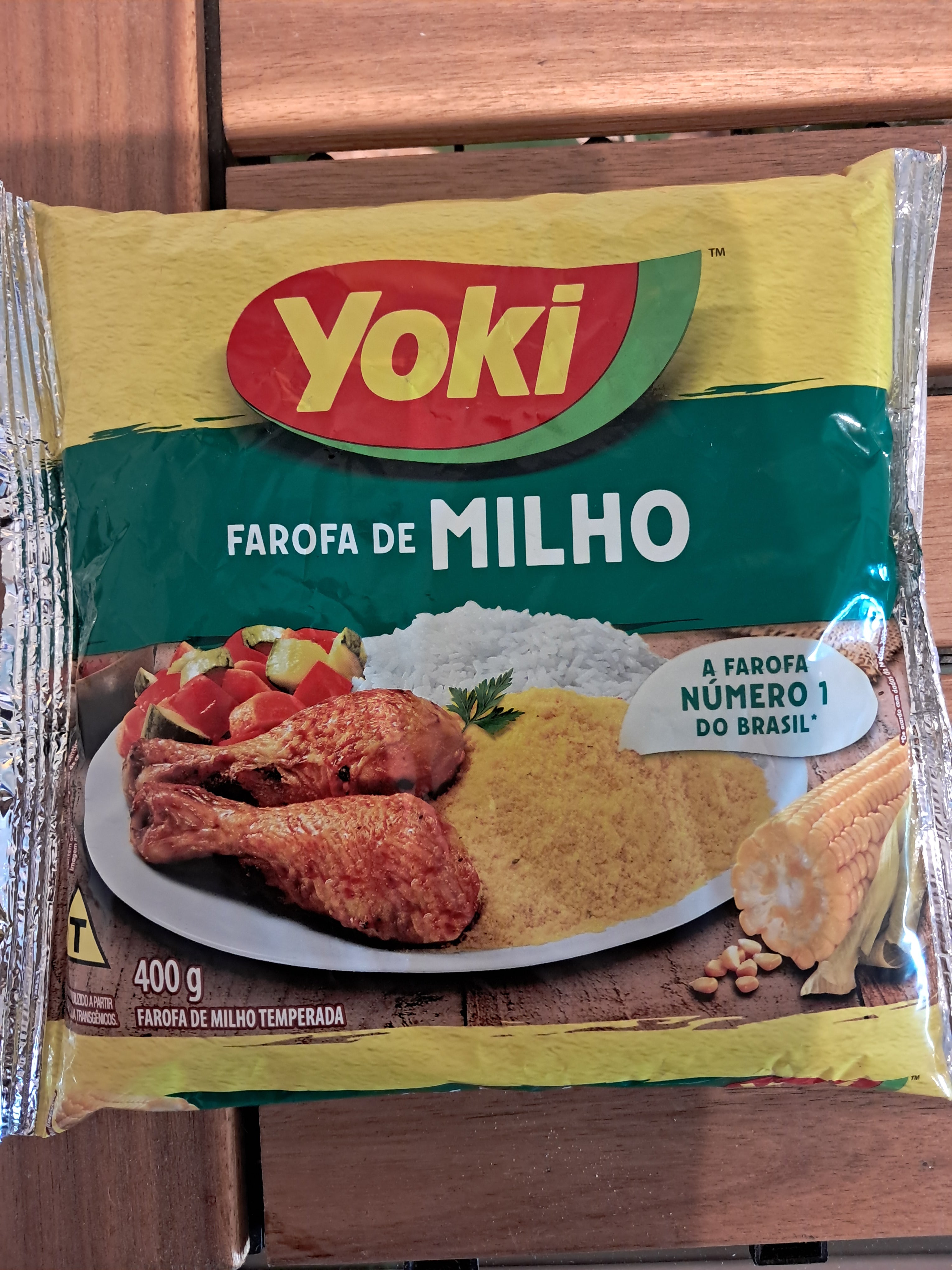 Farofa di mais condita (Farofa di Milho Temperata) - YOKI - 400g