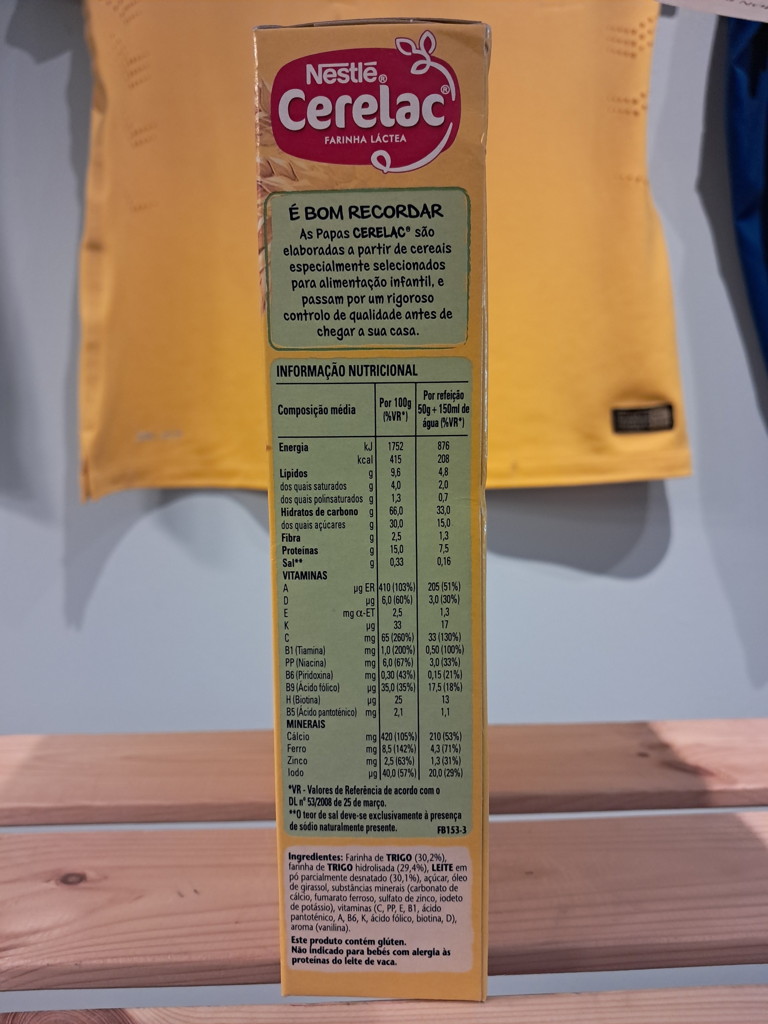 Farine Lactée (Farine de Lait Cerelac) - NESTLÉ - 500g