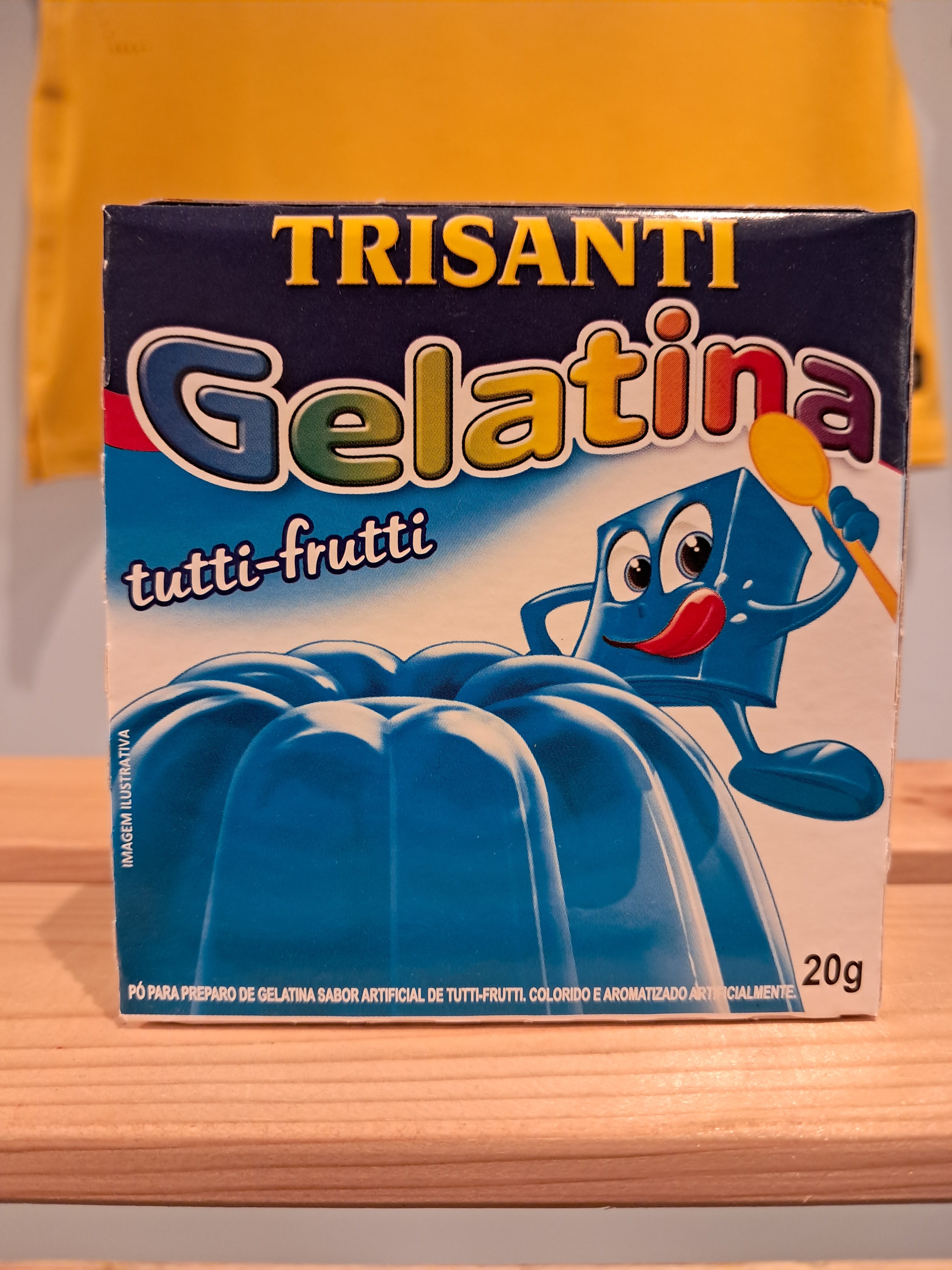 Powdered Gelatin Tutti-Frutti Flavor - TRISANTI - 20g