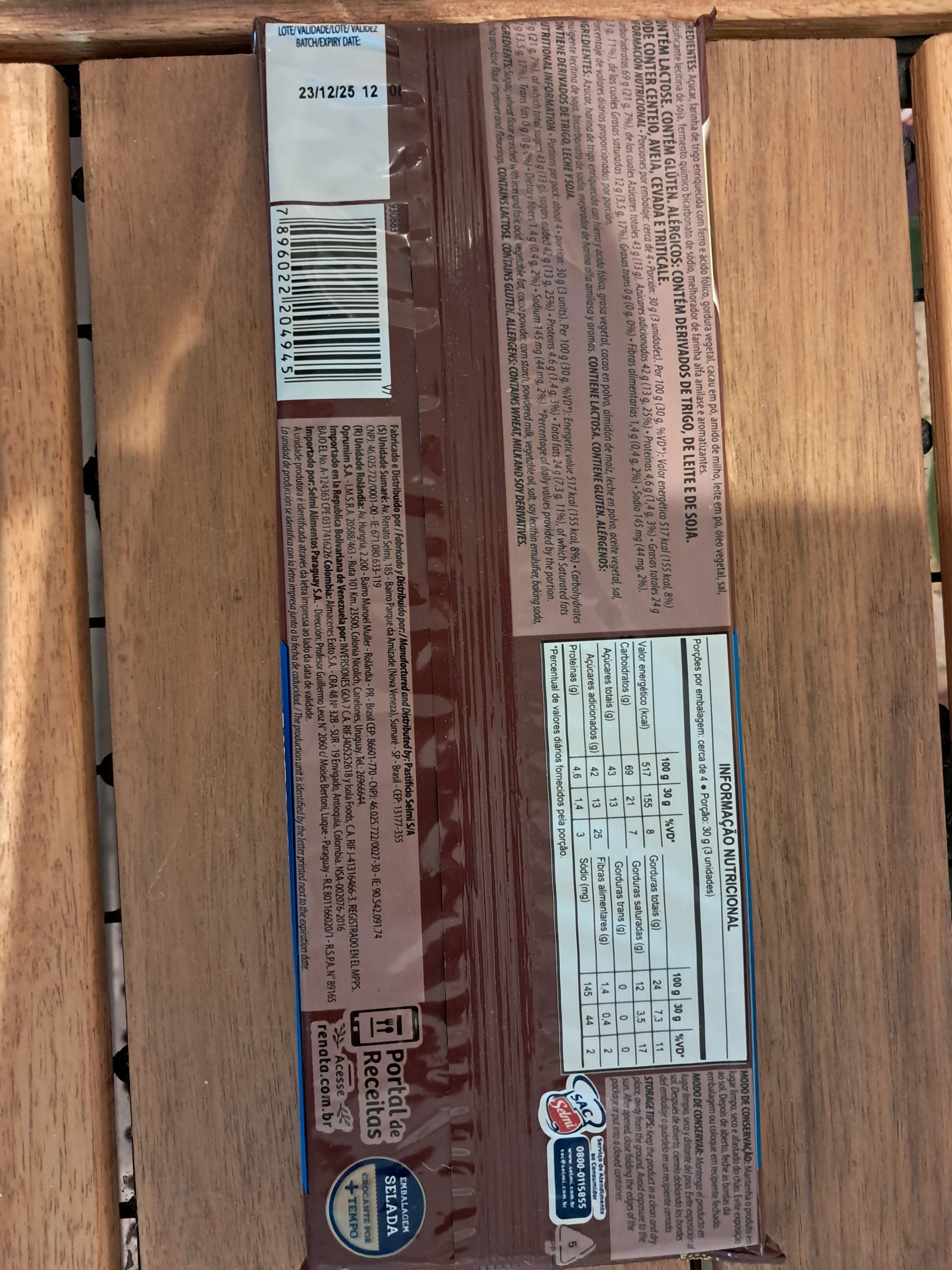 Gaufrette Saveur Chocolat (Gaufrette au Chocolat) - RENATA - 115g