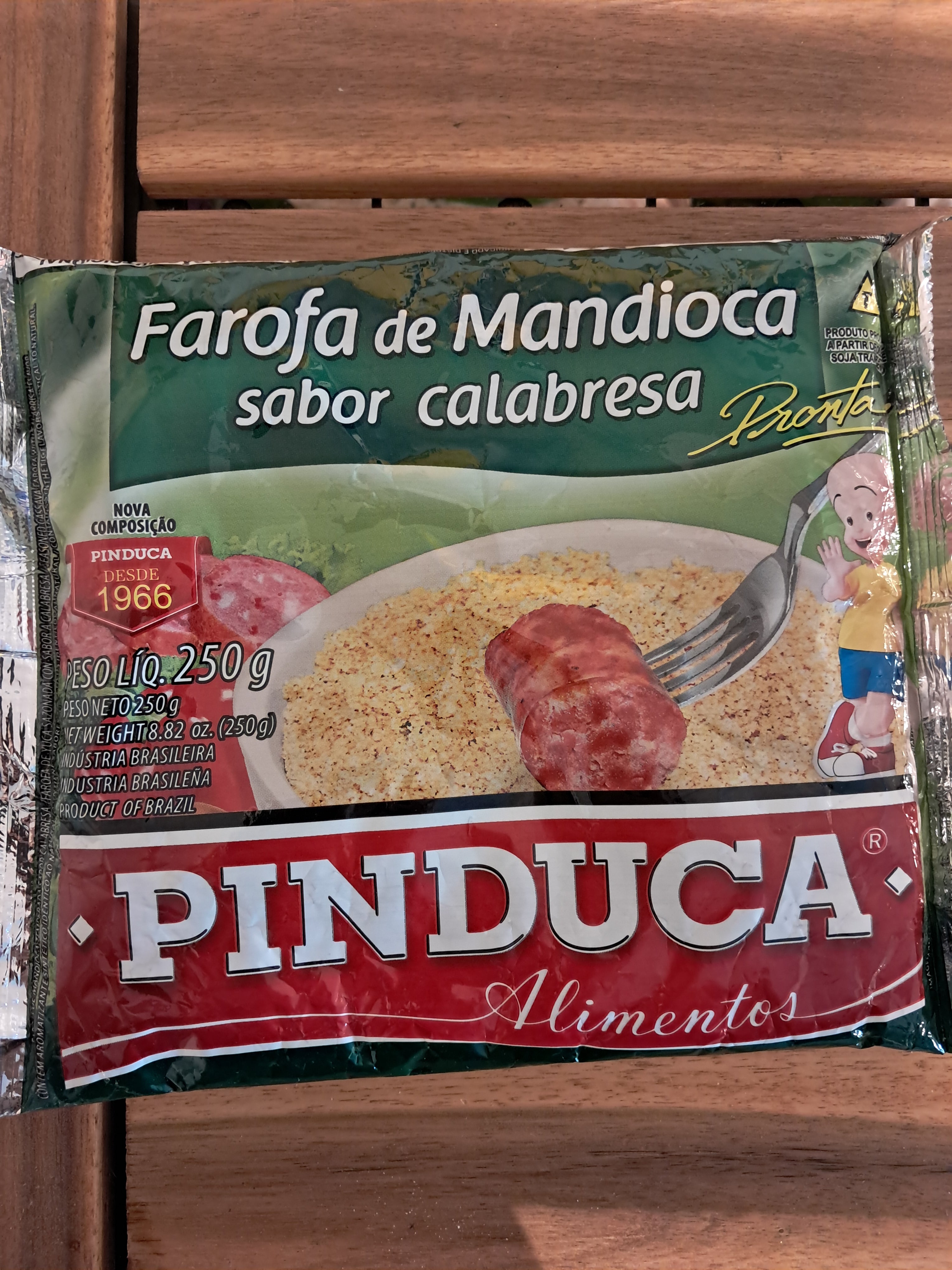 Cassava Farofa with Calabrian Sausage (Calabresa Cassava Farofa) - PINDUCA - 250g