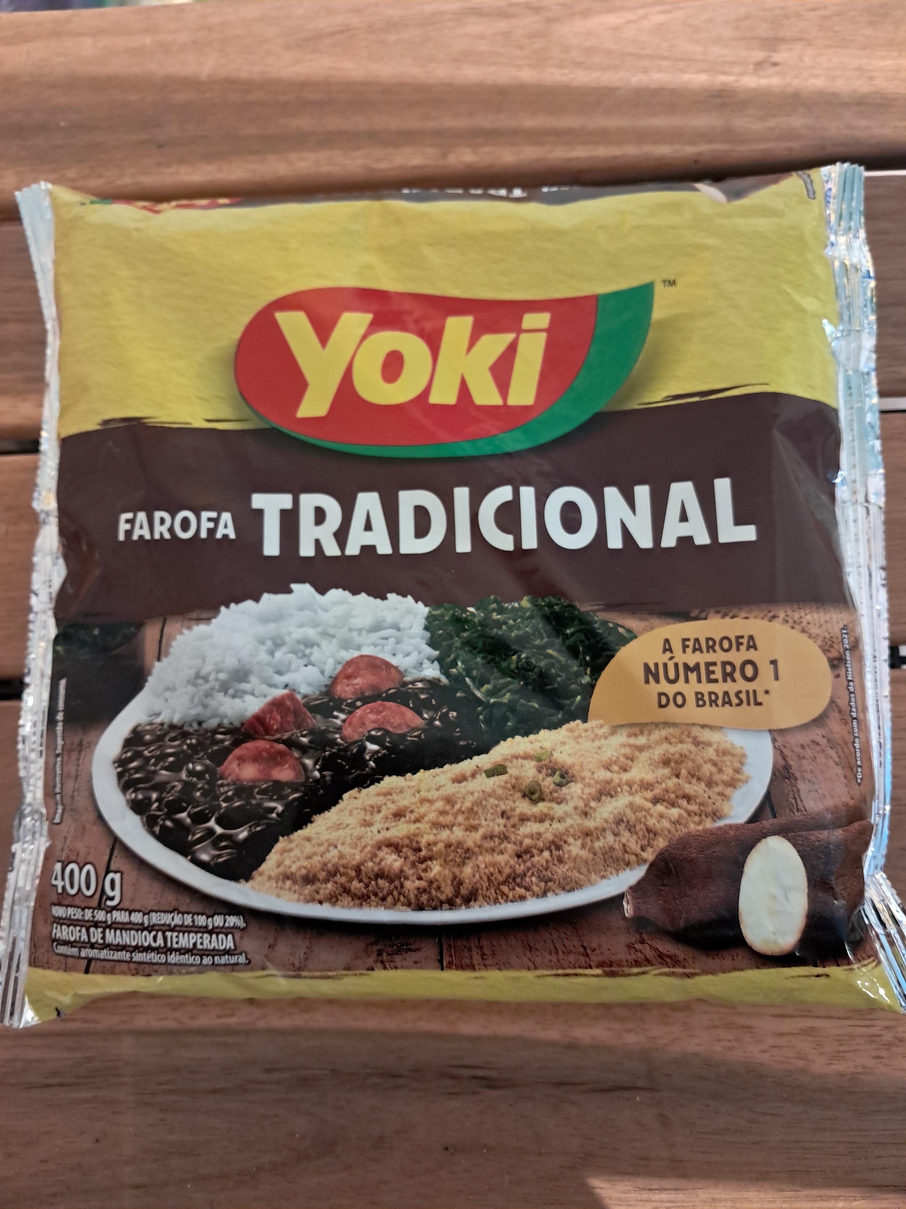 Farina di manioca condita (Farofa di Mandioca Tradizionale) - YOKI - 400g