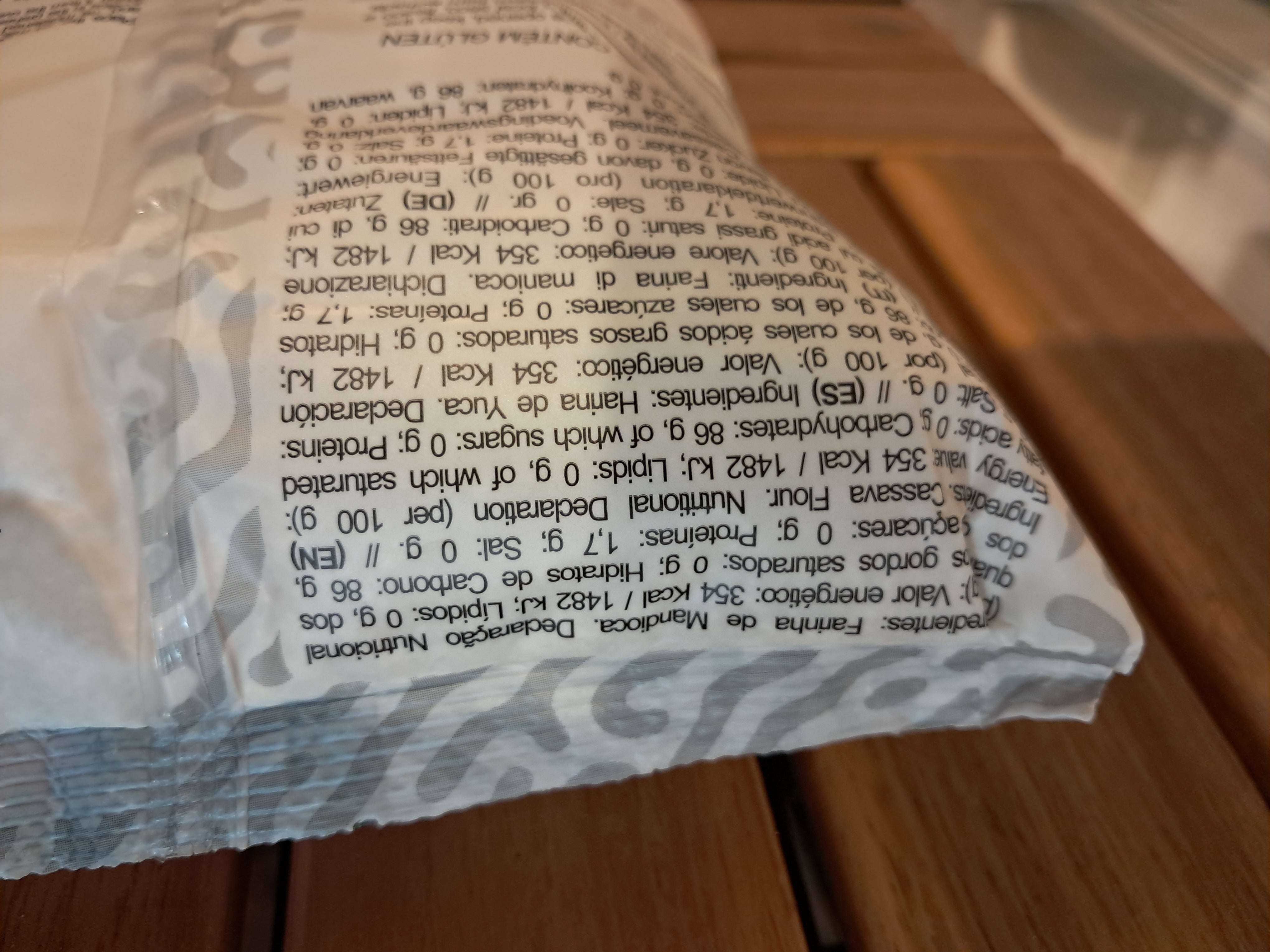 Farina di Manioca Bianca (Farinha de Mandioca Branca) - MABIJU - 500g