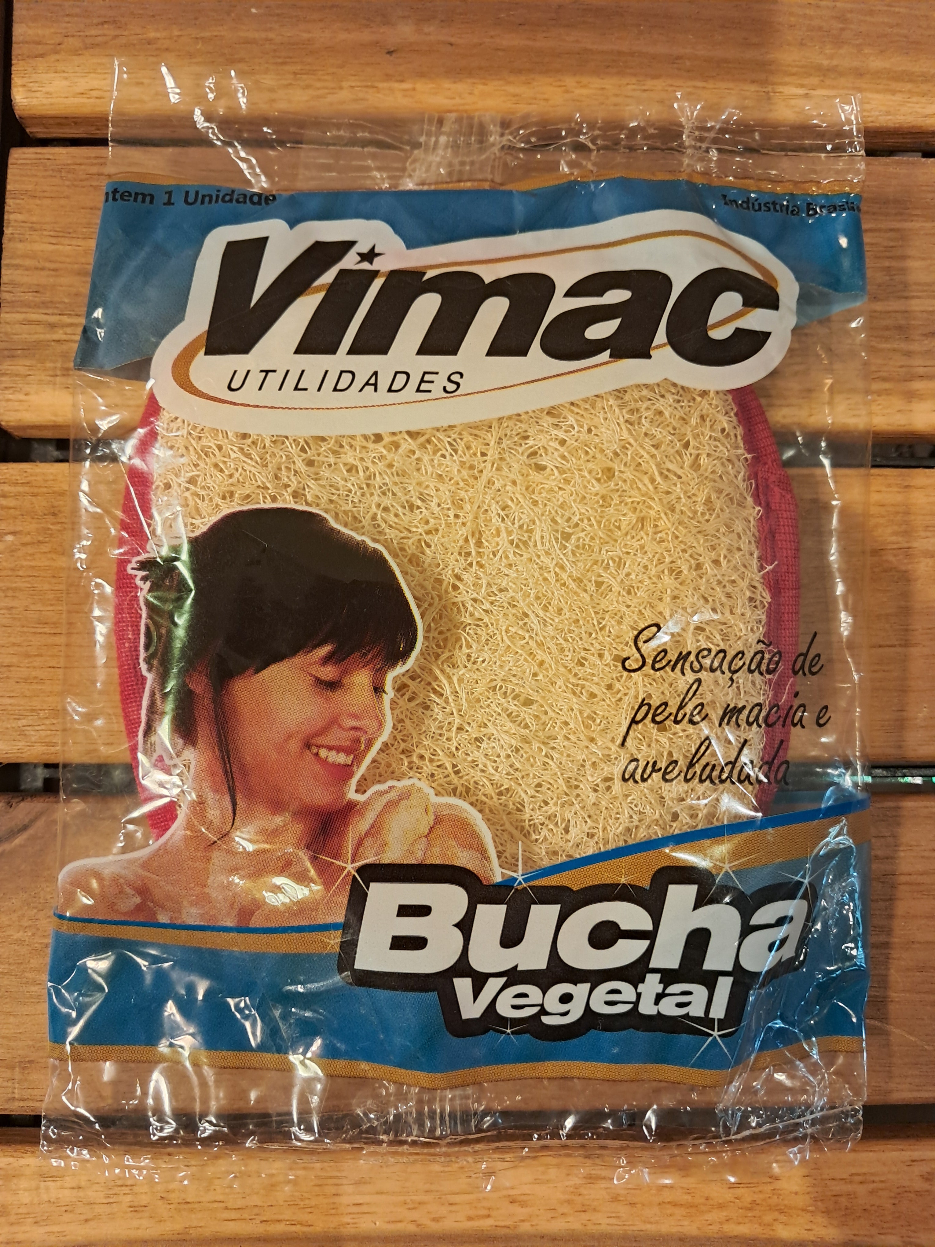 Vegetable sponge with cloth (Bucha Vegetal c/ pano) - ONLY UP