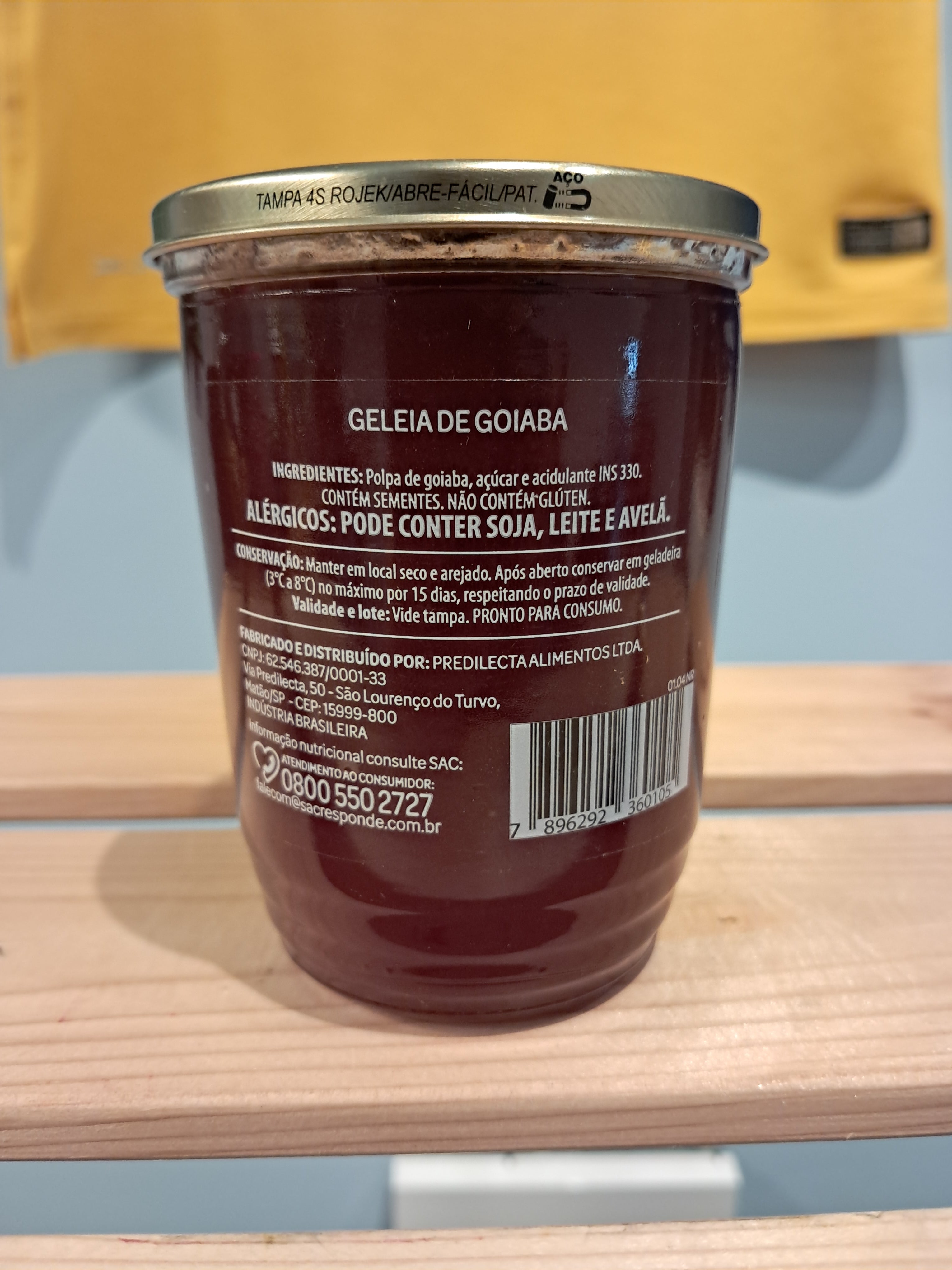 Gelatina di Guava (Geléia di Goiaba) - PREDILECTA - 230g