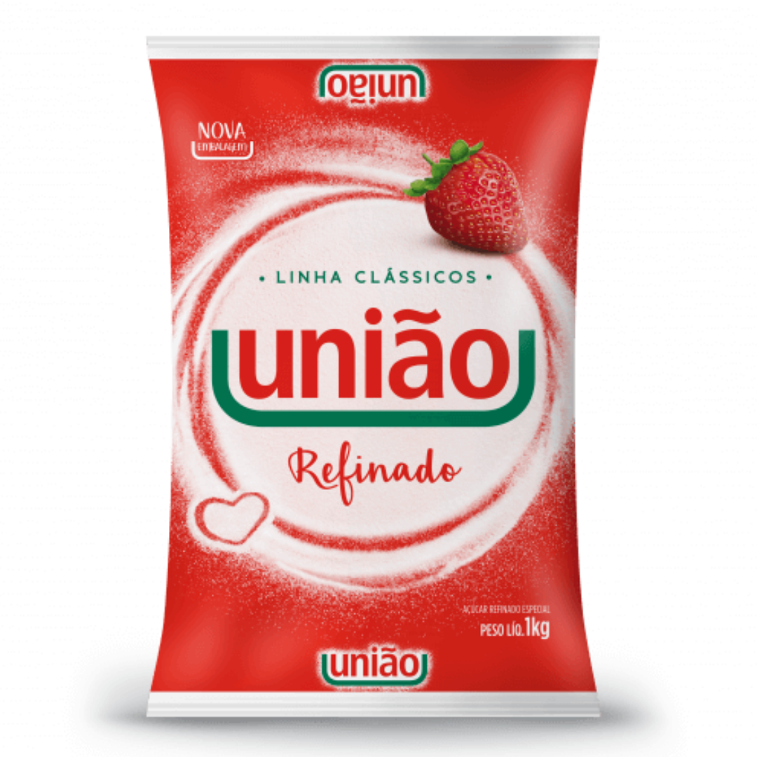Açúcar Refinado (Sucre fin de Canne) - UNIÃO - 1kg - Promoção