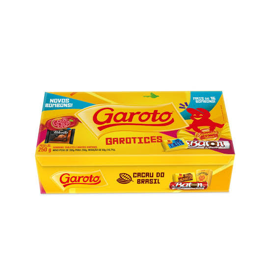 Box of Chocolates (Brazilian chocolate assortment) - GAROTO - 250g - Promotion